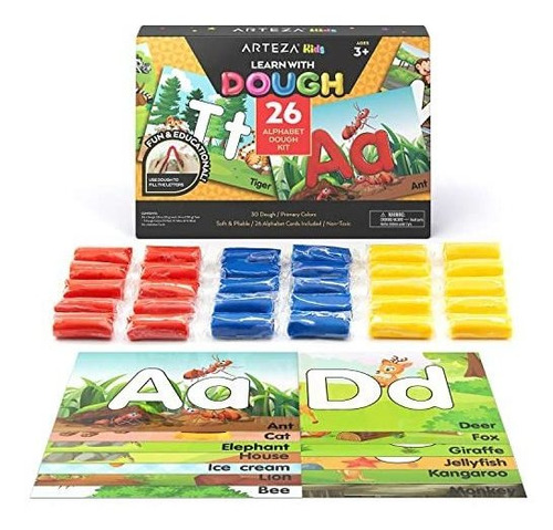 Arteza Kids Masa De Modelado Aprendizaje Del Alfabeto 30 Pzs