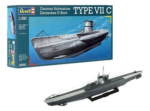 Maqueta Revell - German Submarine Deutsches U-boot Type Viic