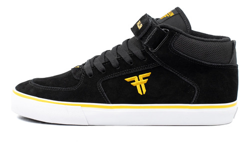 Zapatilla Fallen Tremont Mid Black/yellow - Vulc