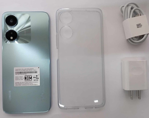 Celular Honor X5 Plus Memo 128gb, En Caja Protector De Rega Azul Acero (Usado)