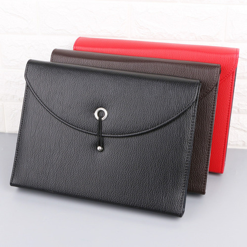 (r) Bolsa De Negocios Tamaño A4 Para Hombre Y Mujer, De Piel