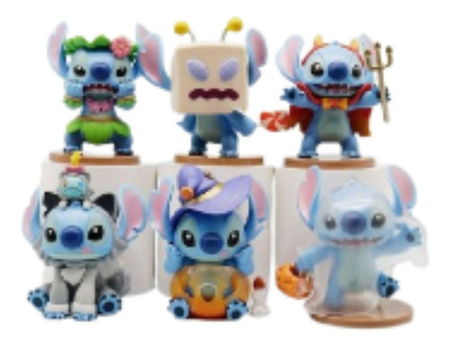 Set Figuras Stitch De Lilo&stitch Calidad Premium Super Cute