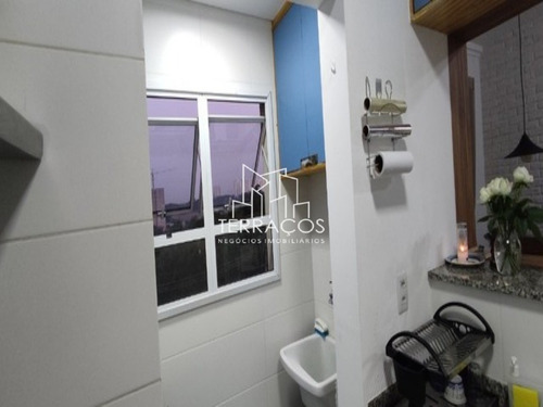 Imagem 10 de 30 de Lindo Apartamento Com 60 M² - Mobiliado - Condomínio Vivarte Alamedas - Bairro Medeiros - Jundiaí - Sp - Ap00751 - 70162159