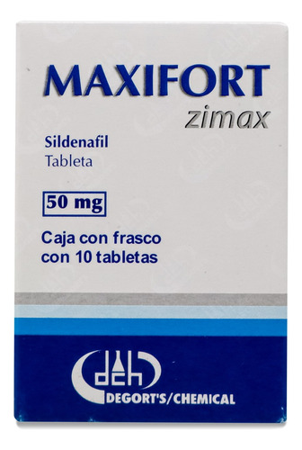 Sildenafil Maxifort Zimax 10 Tabs 50 Mg Degorts Chemical