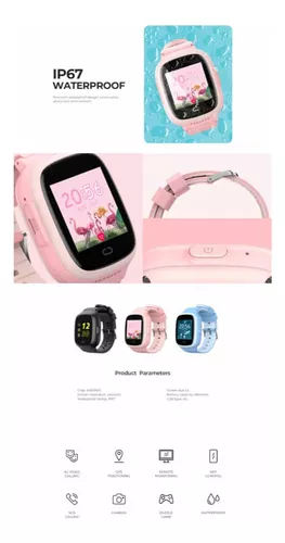 Smartwatch havit para niña con gps y camara incorporada / color rosa
