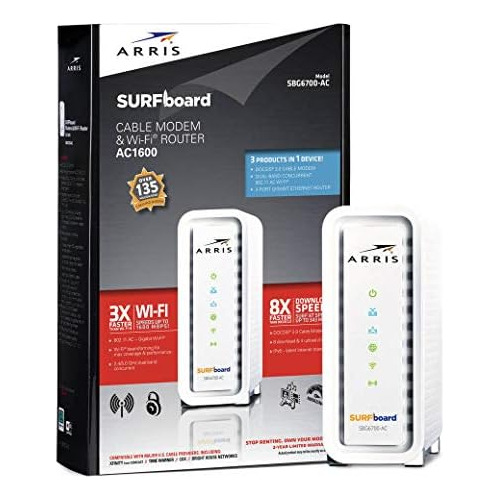 Módem/celular Router Wifi Ac1600 Surfboard Sbg6700ac D...