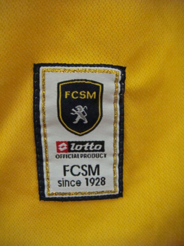 Camisa Futebol Sochaux Montbeliare França Lotto Jogo 2408