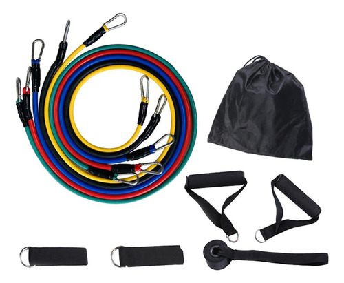Ha 11pcs Elásticas De Resistencia Entrenamiento Ejercicio De