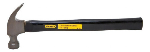 Martillo de uñas Stanley 51-613 con mango de nogal americano de 7 onzas
