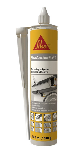 Sika Anchorfix 1 Anclaje Quimico De Curado Rapido Cartucho