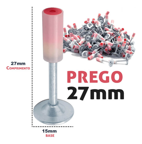 Pistola De Fixação Ação Direta Finca Pino Com 220 Pregos