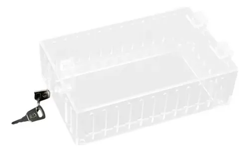 Caja De Seguridad Para Termostato Transparente Con Llave 16x15x6cm - Protector Controlador CA