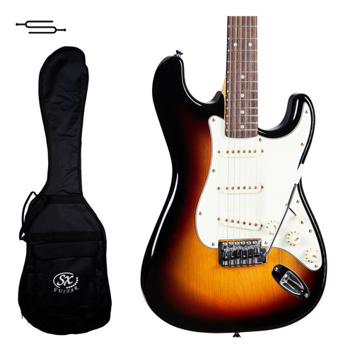 Imagen 1 de 6 de Guitarra Electrica Stratocaster Sx Sst62 Vtg Serie + Funda 