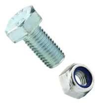 Comprar 50 Parafusos Com Porca Auto Travante 1u002F4-20 X 1 Unc (25,4mm)