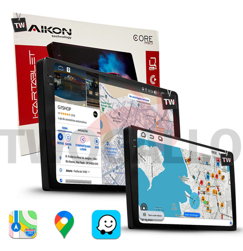 Multimidia Aikon 10 Polegadas Creta 2017-2025 C/ Tv Digital
