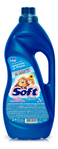 Amaciante De Roupas Soft Plus Floral 2l
