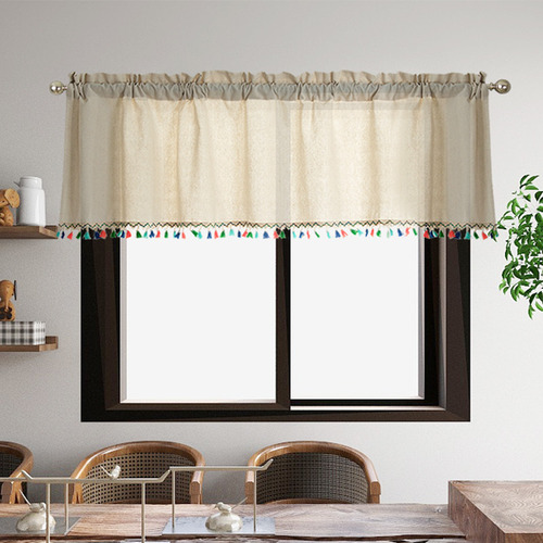 Cortina Pequeña Y Corta En Forma De U Tassel 8004