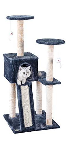 Go Pet Club Todos Los Días Valor 44in Corner Cat Tree Kitty