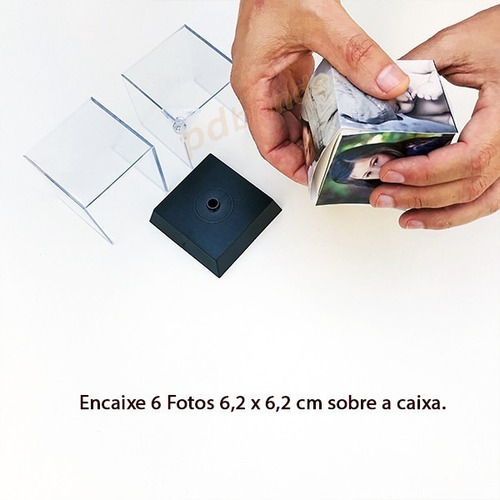 Imagem 3 de 6 de Foto Cubo Giratório 6,2 Cm - 5 Unidades