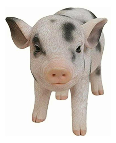 Hi-line Gift Ltd Standing Baby Pig With Black Spots