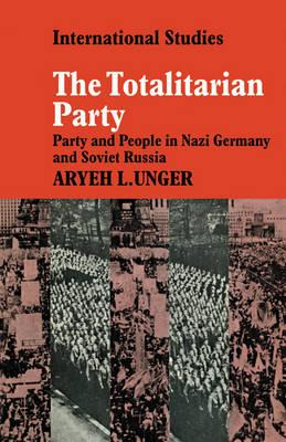 Libro The Totalitarian Party : Party And People In Nazi G...