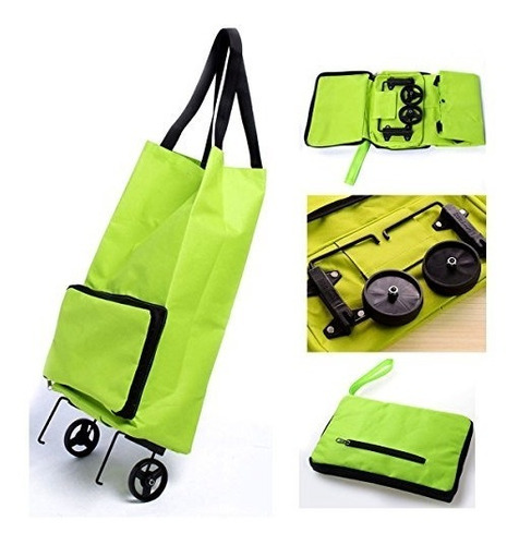 Carro Carrito Changuito Compras Plegable Reforzado Con Bolso