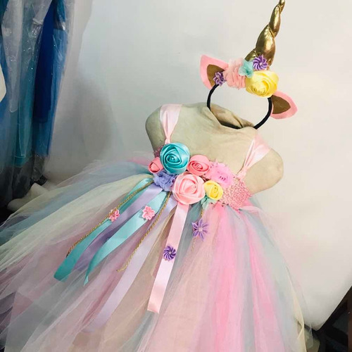 Vestido Unicornio Niña Tutu Corto | Envío gratis Vestido Unicornio Niña Tutu Corto | Envío gratis