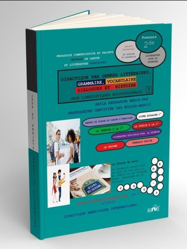 Didactique Par Genres Littéraires, Grammaire, Vocabulaire,: Jeux Linguistiques Socioculturels, De Neris, Kayla Benzakour. Editora Kayla Benzakour Neris, Capa Mole