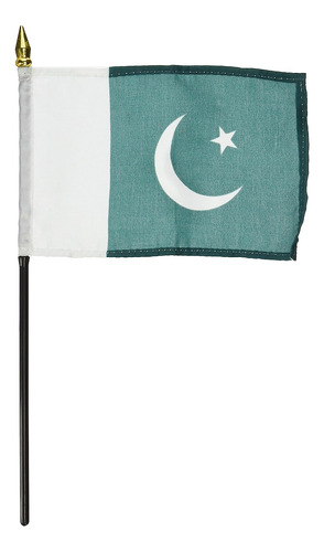 Bandera De Pakistán, 4.0 X 6.0 In