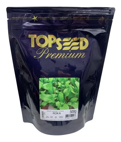 Sementes De Rúcula Roka 500 Gramas - Topseed Premium