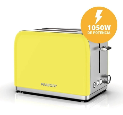 Imagen 2 de 6 de Combo Desayuno Tostadora Peabody + Pava Eléctrica Vintage