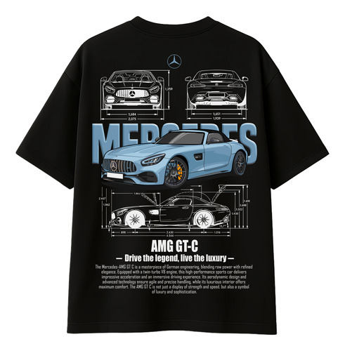 Remera Oversize Estilo Deportivo Inspirada En Mercedes Klar3