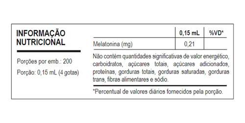 Melatonina Em Gotas ( 30 Ml ) - Uso Noturno - Max Titanium