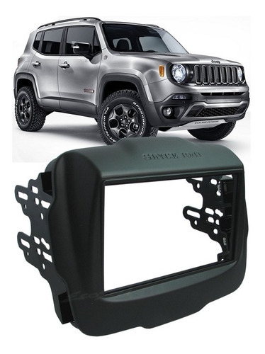 Moldura Painel Dvd 2 Din Jeep Renegade