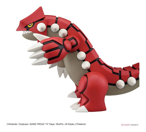 Pokemon Groudon #54 Plamo Snap Kit Bandai Japon