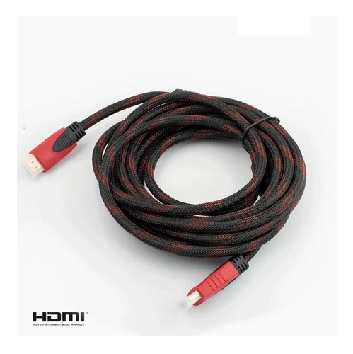 Cable Hdmi 5 Metros Doble Filtro Mallado Punta Dorada Nuevo