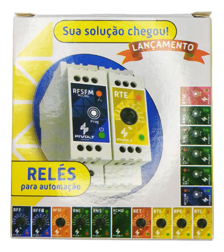 Relés Tp. Pulso Energização( Rpe) 440v Escolha Tempo Em Min.