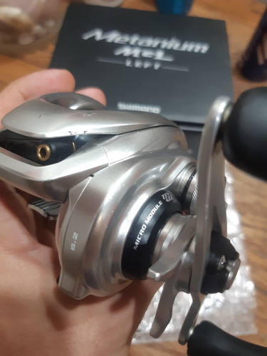 Carretilha Shimano Metanium Mgl Completa Prateado Esquerdo (Usado)