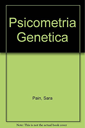 Libro Psicometría Genética De Sara Paín