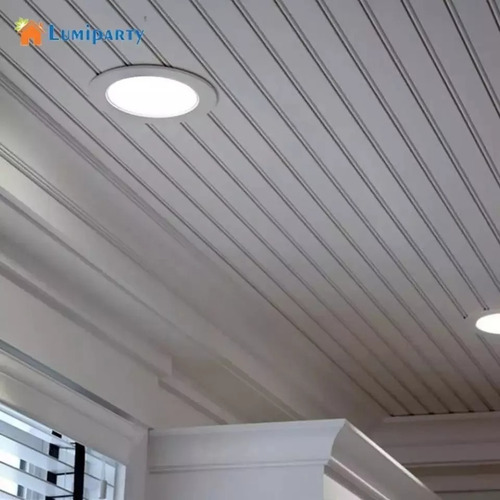 Foco Panel Plafón Led 24w Embutido Redondo Luz Frio