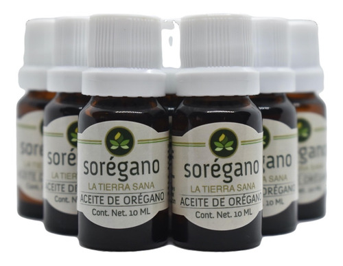Paquete 6 Aceites Esenciales  De Orégano 100% Puro Sorégano
