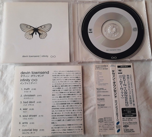 Cd Devin Townsend - Infinity 1era Ed. Japonesa Heavy Metal (Usado)