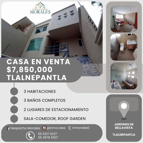 Casa En Venta En Jardines De Bellavista Tlalnepantla De Baz