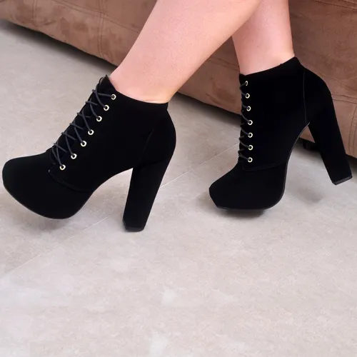 Bota coturno meia pata sales