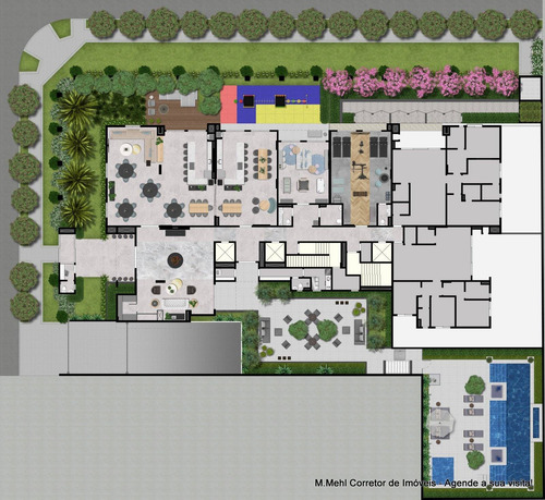 Imagem 23 de 30 de Apartamento Com 2 Dormitórios À Venda Com 188.93m² Por R$ 1.083.000,00 No Bairro Mercês - Curitiba / Pr - M2me-mct303