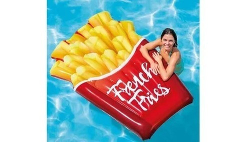 Salvavidas Flotador Inflable En Forma De Papas Fritas