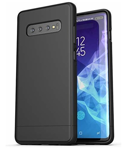 Funda Para Galaxy S10 Plus Color Negro Anti Impactos