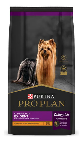Pro Plan Bulto Exigent Razas Pequeñas Con Optienrich 1kg