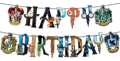Kit Fiesta Harry Potter Decoracion Globos De Cumpleanos