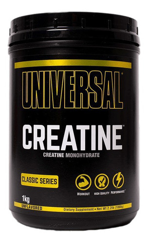 Suplemento en polvo Universal  Classic Series Creatine creatina monohidratada en pote de 1kg